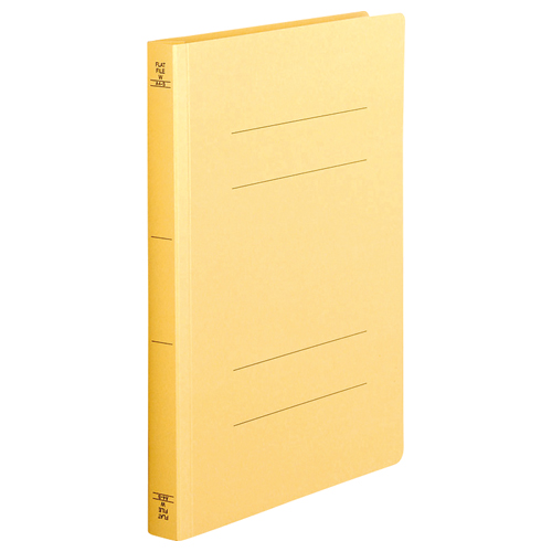 ﾌﾗｯﾄﾌｧｲﾙ(厚とじW) A4ﾀﾃ 250枚収容 黄 1ｾｯﾄ(200冊:10冊x20ﾊﾟｯｸ)画像