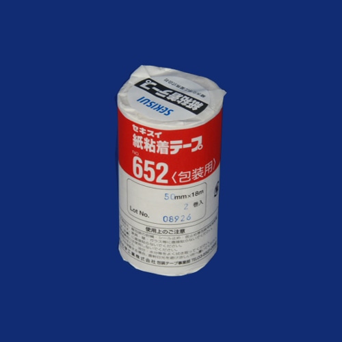紙粘着テープ　Ｎｏ．６５２　５０×１８　２巻パック画像