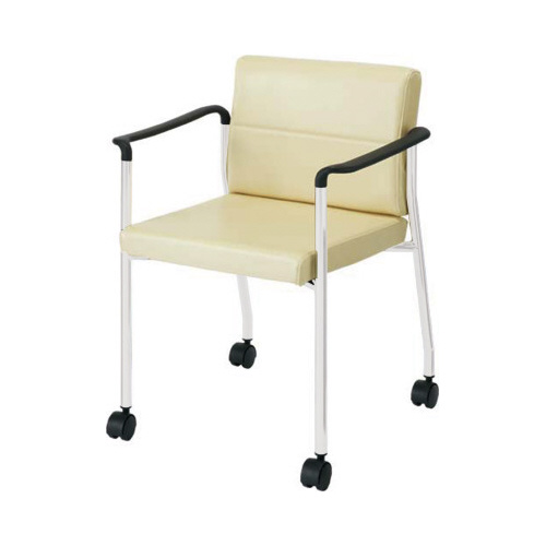 ＬＥＰ１０チェア　キャスター　アイボリー２脚セット画像