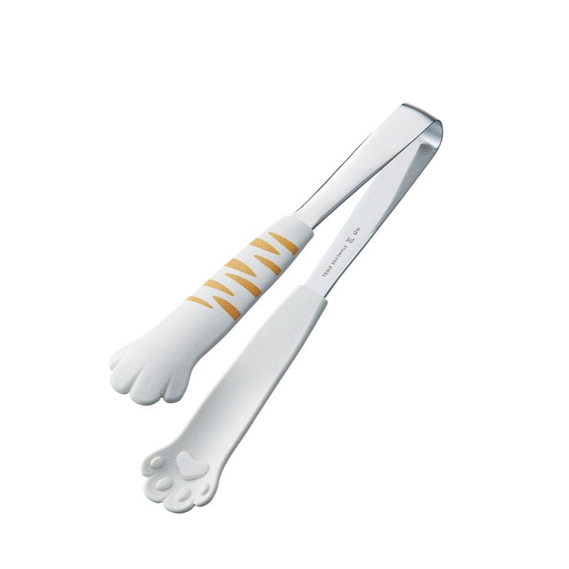 18-0 卓上トングきゃっちだにゃん とら白 田辺金具画像