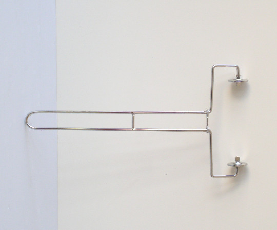 粘着ローラー160mm巾　キャップ一体型(φ38)　オールステンレス長金具　グッとかちん画像