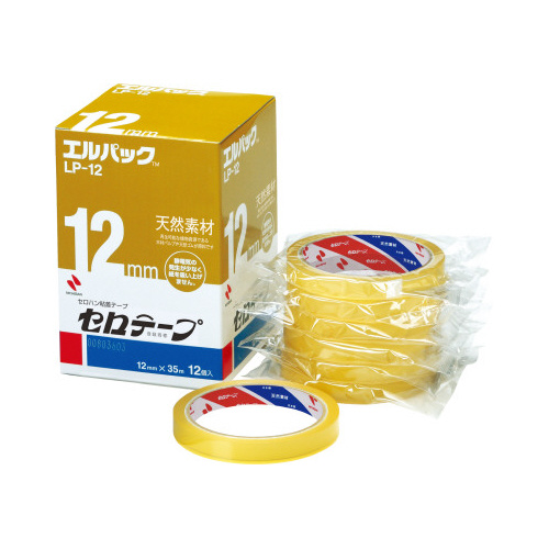セロテープ大巻＜エルパック＞幅１２ｍｍ１２巻×５画像