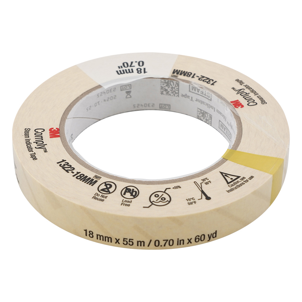 3M(TM)コンプライ(TM)化学的インジケーターテープ 汎用 18mm×55m画像