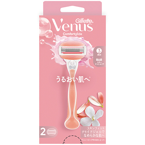 ｳﾞｨｰﾅｽ うるおい肌 ﾎﾜｲﾄﾃｨの香り ﾎﾙﾀﾞｰ+替刃2個付 1ﾊﾟｯｸ