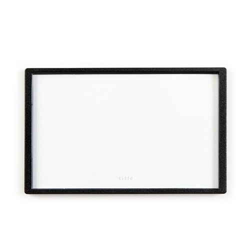 タイトルケース M 3個組 ラベリング ネームプレート ブラック画像