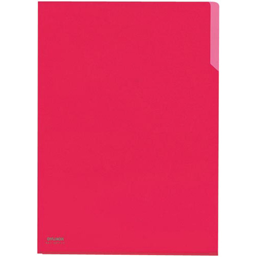 クリヤーホルダー１０　ＰＰ　Ａ４　赤×５冊画像