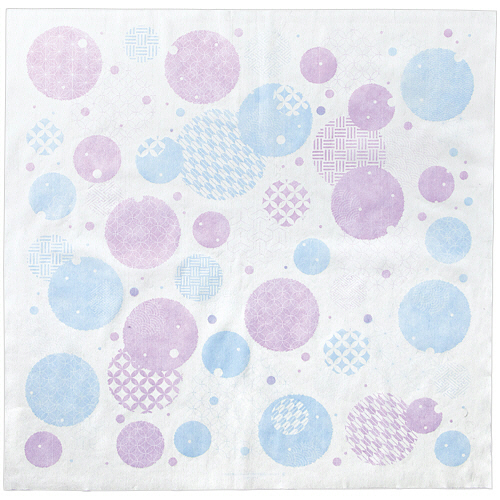 結べる紙ふろしき 和柄ﾄﾞｯﾄ 中(約75×75cm) 1ﾊﾟｯｸ(20枚)画像