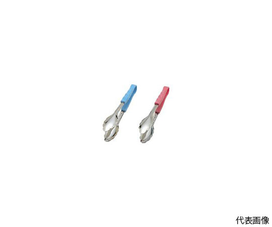 18-8 PP柄カラー万能トング 300×38mm ホワイト画像