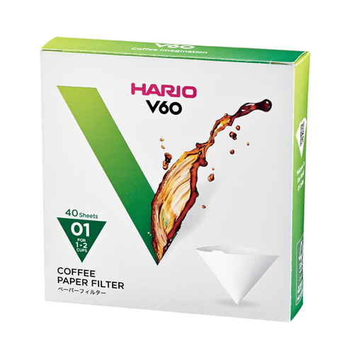 V60用ペーパーフィルター01W 箱画像