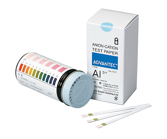 イオン試験紙 アルミチェック 1箱（100枚入）画像