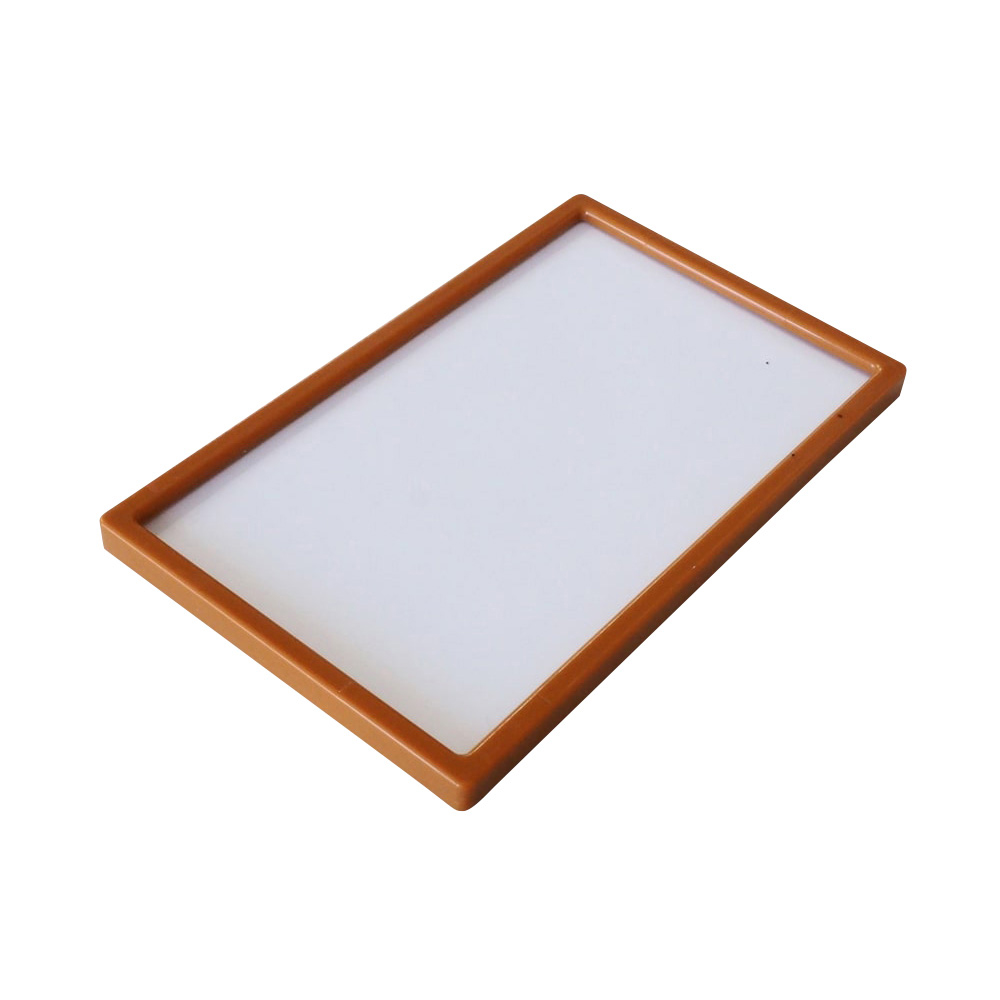 ラベルプレート キャメルブラウン M 両面テープ 1袋（10個入）