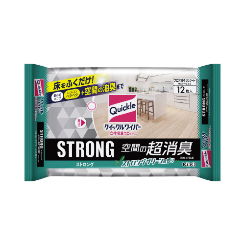 クイックル立体吸着ＷＳストロング消臭ＥＸ１２×２０画像