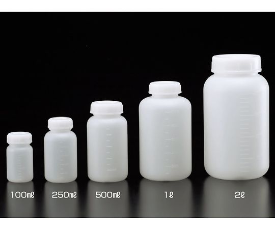 サンプラ®　フロロバリアPEボトル広口（フッ素化ポリエチレンボトル広口）　250mL画像