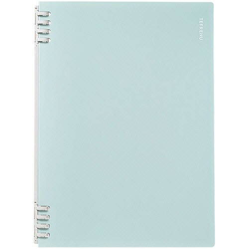 ﾘﾝｸﾞﾉｰﾄ ﾃﾌﾚｰﾇ B5ﾀﾃ 水色 1ｾｯﾄ(5冊)画像