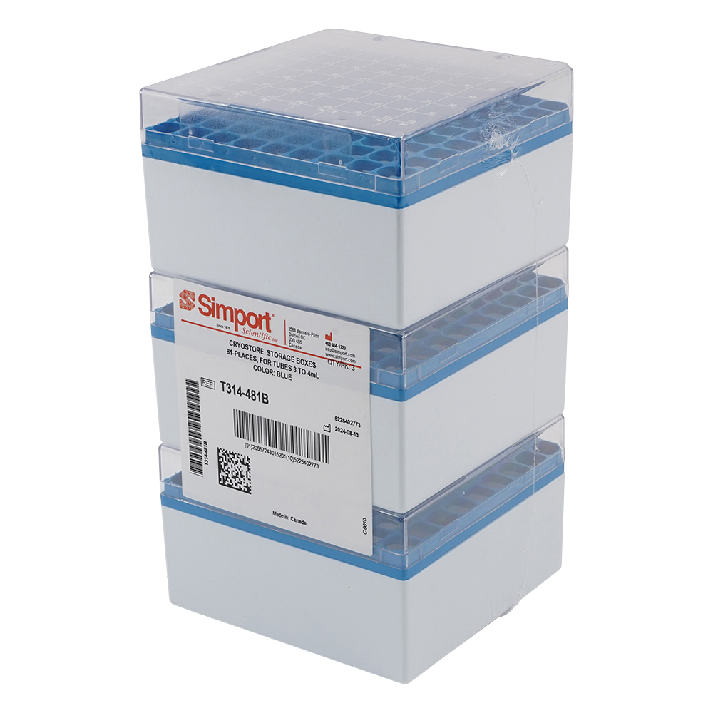 クライオストレージボックス　Cryostore（TM）　青　3個入画像