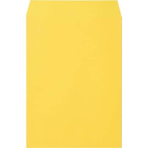 カラークラフト封筒　角２　イエロー　１００枚入画像