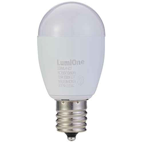 LED電球 ﾐﾆｸﾘﾌﾟﾄﾝ形 E17口金 3.5W 3000K 電球色 1個