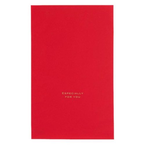 ラッピング用品 梨地バッグレッド-S(50枚) ヘッズ画像