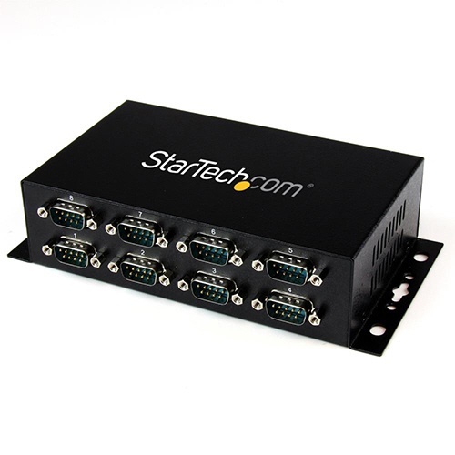8ポートUSB-RS232C変換ハブ　USB　B(メス)-x8　D-Sub　9ピン(オス)　壁掛け可能　1個