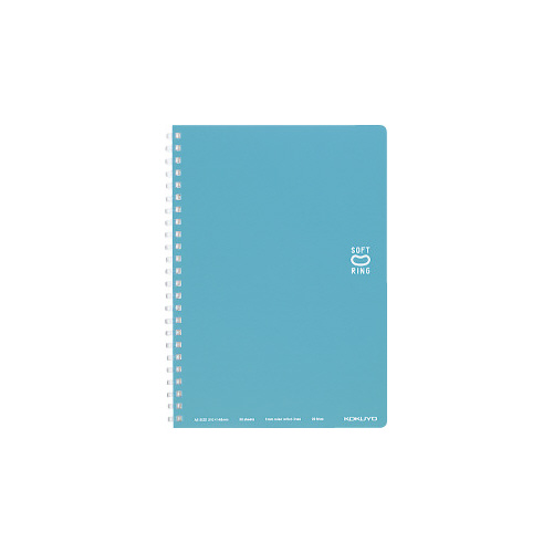 ソフトリングノート　Ａ５　ドットＢ罫５０枚　水色画像