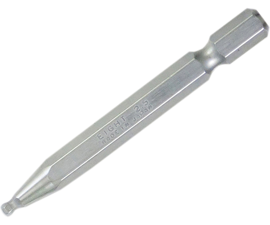 テーパーヘッド六角棒ビット　2.5mm×65画像