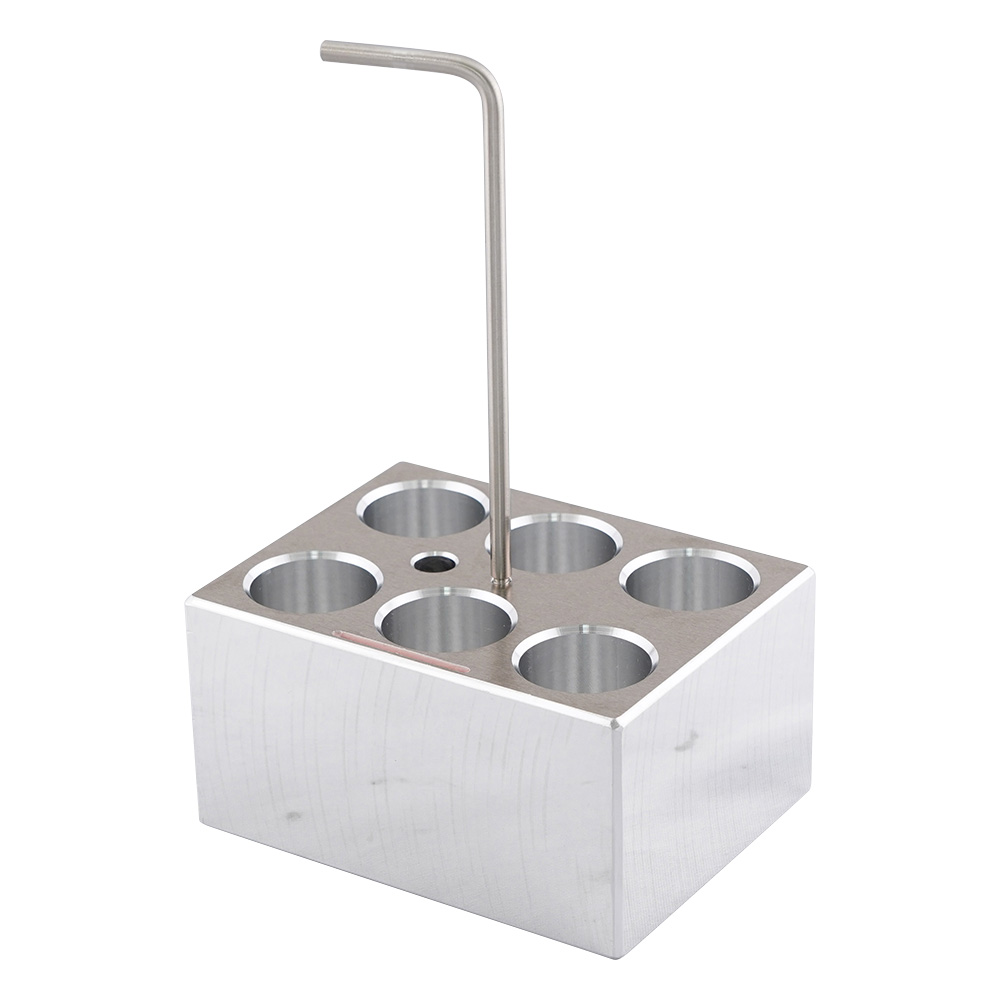 ホットドライバス用アルミブロック　φ24mm試験管　6本用画像