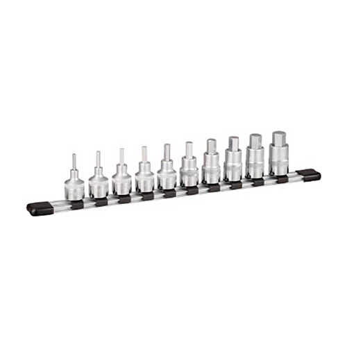 ヘキサゴンソケットセット(インチホルダー付)　10pcs　1セット画像