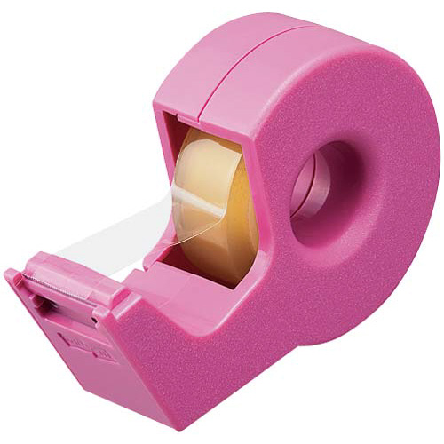 テープカッター　カルカットハンディ小巻ピンク×５画像