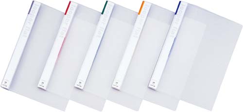 ルーパーフラットファイル　Ａ４縦　赤　５冊画像