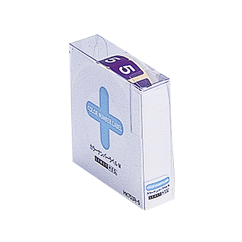 ｶﾗｰﾅﾝﾊﾞｰﾗﾍﾞﾙM ﾛｰﾙﾀｲﾌﾟ ｢5｣ 1箱(300片)画像