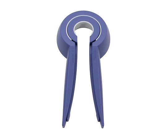 びん蓋開け(2個セット) 丸い形状で溝のある滑り止め付きのグリップが2個、並べて置かれた様子
