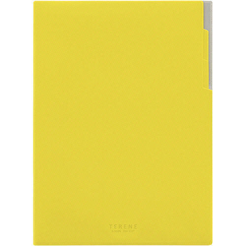 ﾊｰﾄﾞﾒﾓﾎﾙﾀﾞｰ TERENE(ﾃﾚﾈ) A4 ｲｴﾛｰ 1冊画像