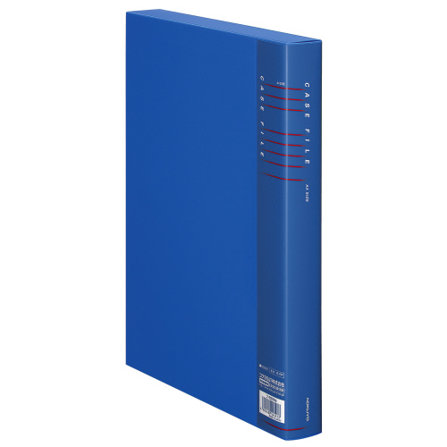 ｹｰｽﾌｧｲﾙ A4 背幅35mm 青 1ｾｯﾄ(5冊)画像
