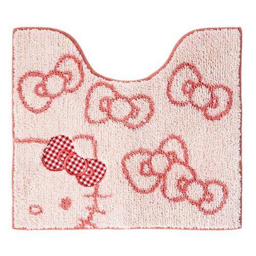 サンリオキャラクターズ シュシュ トイレマット P キティ画像