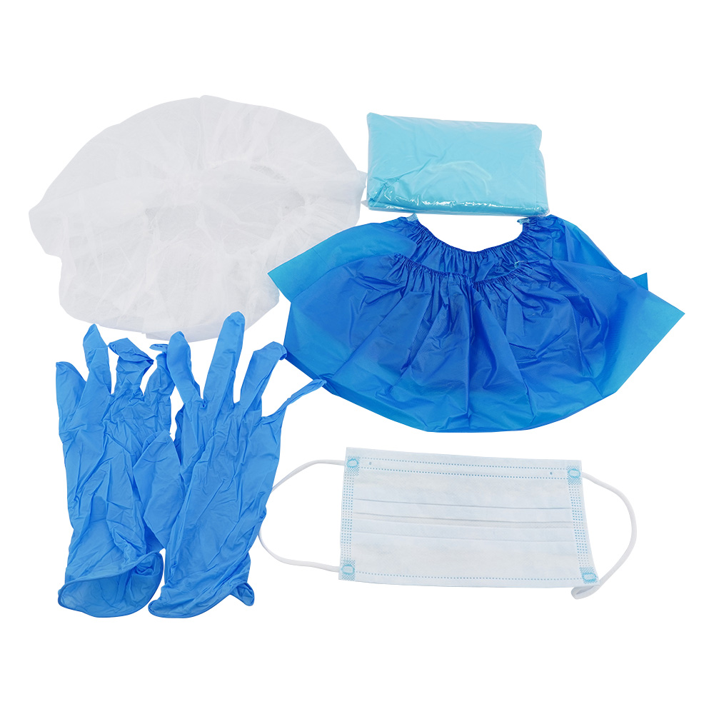 感染対策防護具ライトセット　ゴーグル無し　10セット入画像