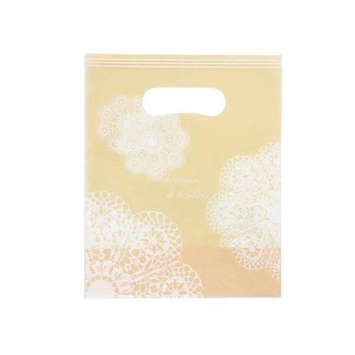 4228 PPスタンドバッグ レースィ クリーム ベルベ [バラ販売]画像