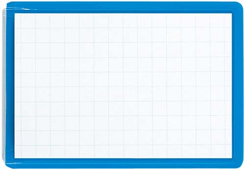 ソフト名札ピン・クリップ両用５０×７５ｍｍ青５０個画像