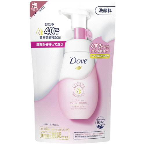 ﾀﾞｳﾞ ｸﾘｱﾘﾆｭｰ ｸﾘｰﾐｰ泡洗顔料 つめかえ用 125ml 1個画像