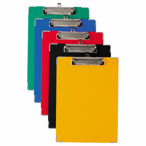 ｶﾗｰﾎﾞｰﾙ用箋挟 ｸﾛｽ貼り A4ﾀﾃ ﾚｯﾄﾞ 1枚画像