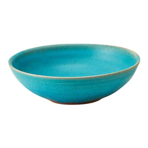 ボウル 14cm Blueシリーズ 陶器 食器 笠間焼 ターコイズ画像