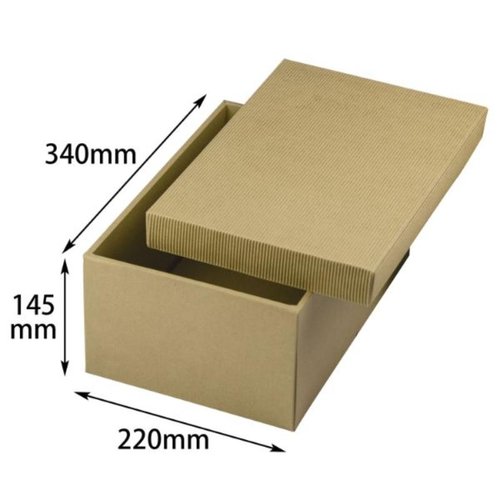贈答箱 ナチュラルBOX5号ヒモ無 ヤマニパッケージ [ケース販売]
