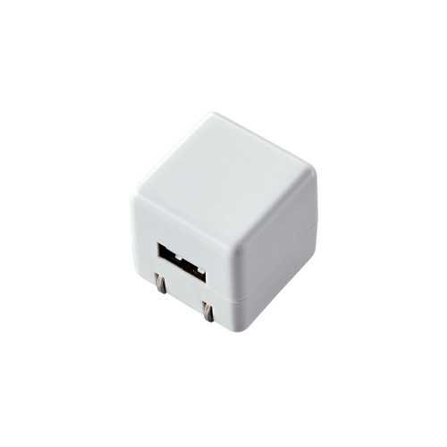オーディオ用AC充電器/1A出力/ホワイト画像