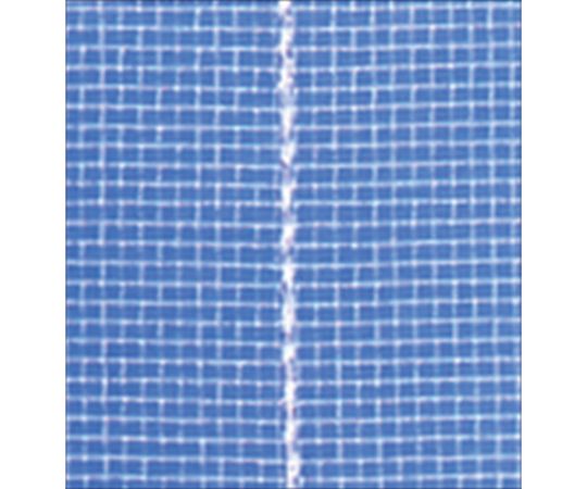 農園芸用 銀糸入り防虫ネット 透明 透光率90％ 2.1m×20m 表面が滑らかで、透明感のある防虫ネットが広げられた状態