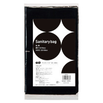 ｻﾆﾀﾘｰﾊﾞｯｸﾞ 黒 1ﾊﾟｯｸ(50枚)画像