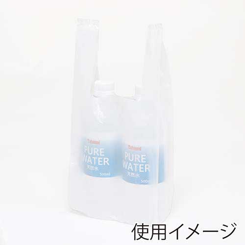 エンボス加工ありの便利なハンガータイプのレジ袋