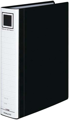 チューブＦエコツインＲ黒Ａ４縦背幅６５ｍｍ１０冊