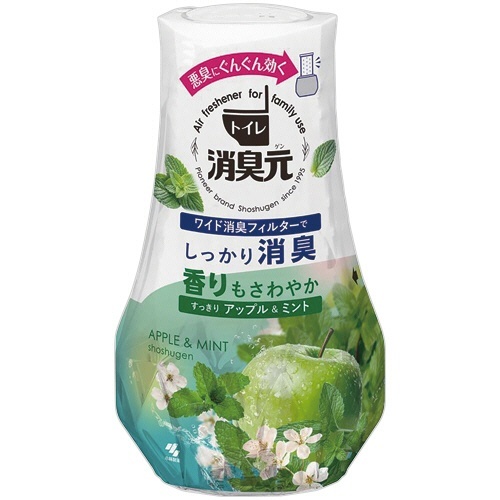 トイレの消臭元 すっきりアップル&ミント 400mL 1個画像