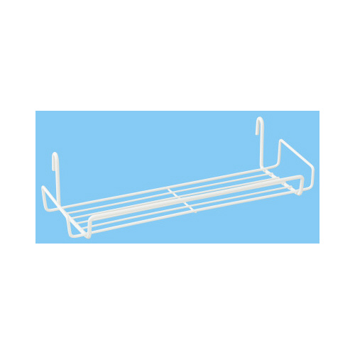 メッシパネル用　線材棚　白画像