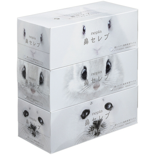 ﾈﾋﾟｱ 鼻ｾﾚﾌﾞﾃｨｼｭﾎﾞｯｸｽ 200組/箱 1ｾｯﾄ(30箱:3箱×10ﾊﾟｯｸ)画像