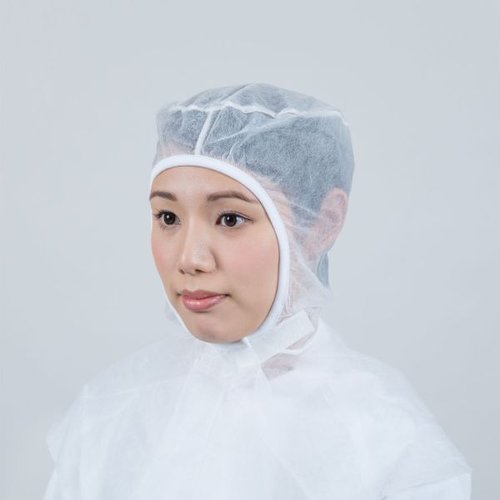 不織布キャップ フィットインナー FHI-400 ホワイト F 日本フィットフード [ケース販売]